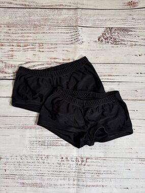 Black Stretch Boyshort Panties - Comfortable Daily Fit (2-Pack)